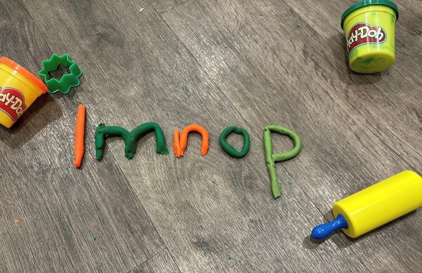 Playdough Letter Mats