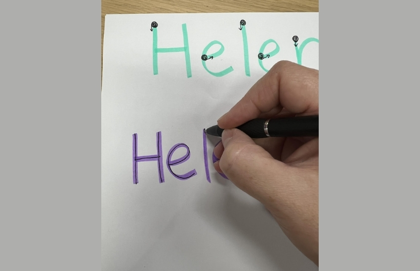 Highlighter Letters